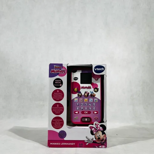 VTech Minnies Lernhandy - Originalstimmen von Minnie und Daisy, 4 Spielmodi für spannenden Lernspaß für Kinder von 2-5 Jahren