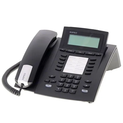 Agfeo Systemtelefon ST 22 schwarz - Hochwertiges Festnetztelefon mit klarer Sprachqualität und benutzerfreundlichen Funktionen, ideal für den professionellen Einsatz.