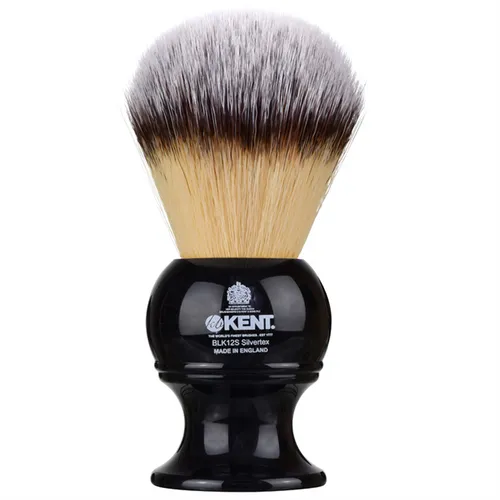 Kent Synthetik Rasierpinsel extra Groß Schwarz - KENT Rasierpinsel mit innovativer Synthetikborste, perfekt für eine sanfte und gründliche Nassrasur. Ideal für Rasur-Enthusiasten.