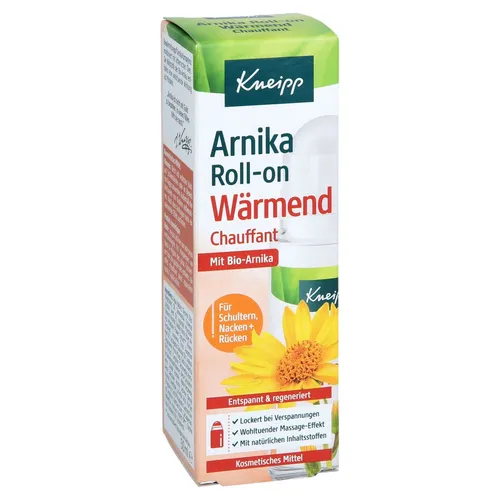 Kneipp Arnika Roll-on Wärmend 50 ml - Wärmender Roll-on für die gezielte Anwendung, mit pflegenden Inhaltsstoffen für ein angenehmes Hautgefühl. Ideal für den täglichen Gebrauch.