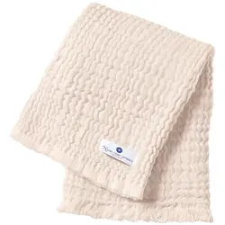 nordic coast company® Musselin Decke Baby Puckdecke (Puder) - Baby Pucktuch aus 100% Oeko Tex zertifizierter Baumwolle, ideal als Spucktuch, Krabbeldecke und Stilltuch – perfekt für unterwegs und kuschelig weich!