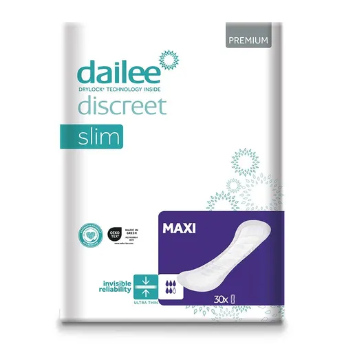 Dailee Discreet Premium Slim Maxi, 30 Stück