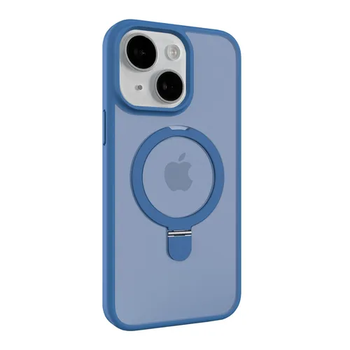 Handy Hülle für Apple iPhone 15 + Plus 6.7 Zoll Halterung Stand Cover Schutz