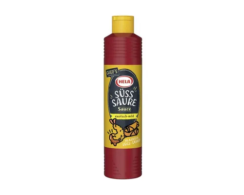 HELA Saucen, Hela Süss Saure Sauce exotisch mild fein fruchtig Packung 800ml
