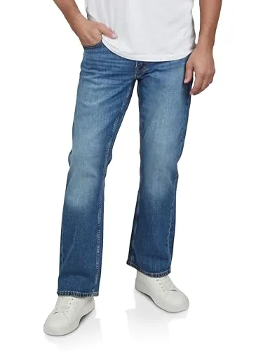 MUSTANG Bootcut-Jeans Herren Oregon - Modische Bootcut-Jeans mit bis zu 2% Stretchanteil für optimalen Tragekomfort. Ideal für lässige Outfits und jeden Anlass.