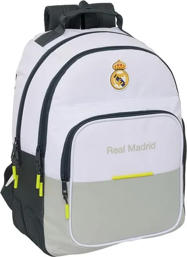 Real Madrid 25/26 anpassbarer Rucksack 42cm in weiß von Real Madrid