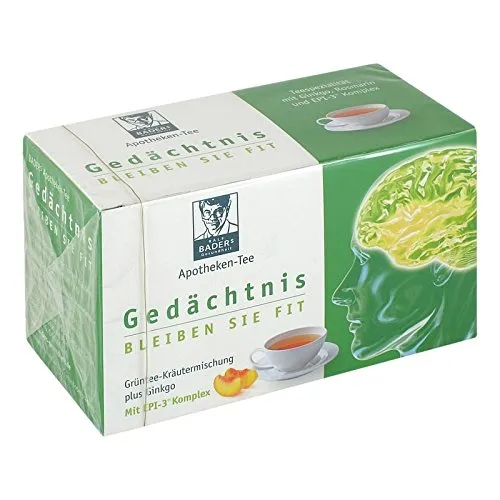 BADERS Apotheken Tee Gedächtnis Filterbeute 20 St
