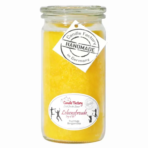 Candle Factory Mini Jumbo Lebensfreude Duftkerze Dekokerze 307176