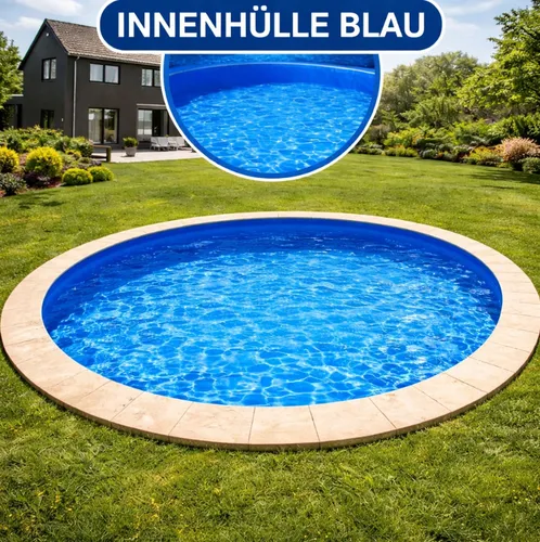 Innenfolie Blau 3,60 x 1,20 m für Schwimmbäder