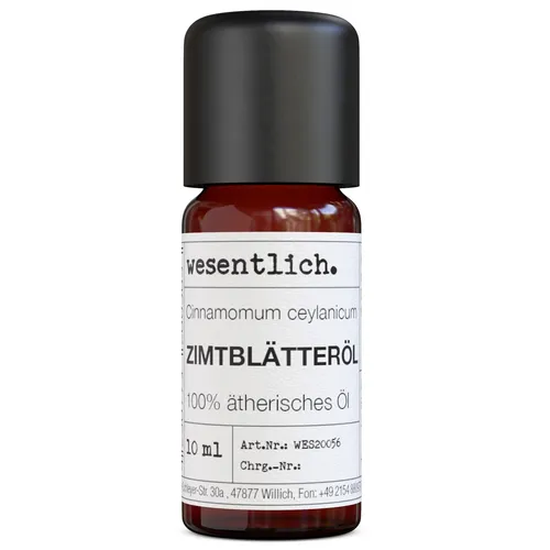 Zimtblätteröl (10ml) - 100% naturreines ätherisches Öl von wesentlich.