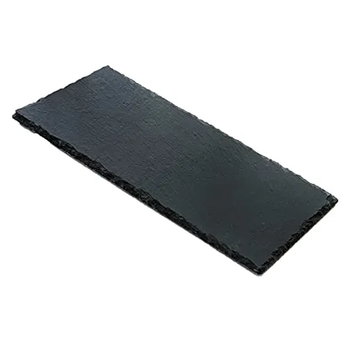 Dio Schieferuntersetzer 40 x 15 cm Schieferplatte Naturschiefer Untersetzer Schiefer Schieferteller Schiefertafel