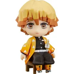 Good Smile Company Nendoroid Swacchao! Zenitsu Agatsuma 9 cm Figur - Actionfigur aus Demon Slayer: Kimetsu no Yaiba, detailreich und in einer praktischen Fensterbox, ideal für Sammler und Fans.