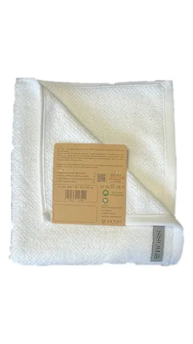 Neu Ross Selection 4007-00 Weiß Bio GOTS Baumwolle Handtuch 50x100 cm