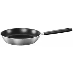 Fiskars Hard Face Steel Bratpfanne 26 cm, antihaftend - Hochwertige 26 cm Antihaft-Pfanne für alle Herdarten, inklusive Induktion. Robuste Edelstahlkonstruktion mit gleichmäßiger Wärmeverteilung und backofenfest bis 150°C.