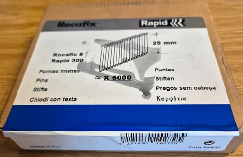 Tacker  Nägel   J/25 mm    5000  Stück    Typ E,J,300,8