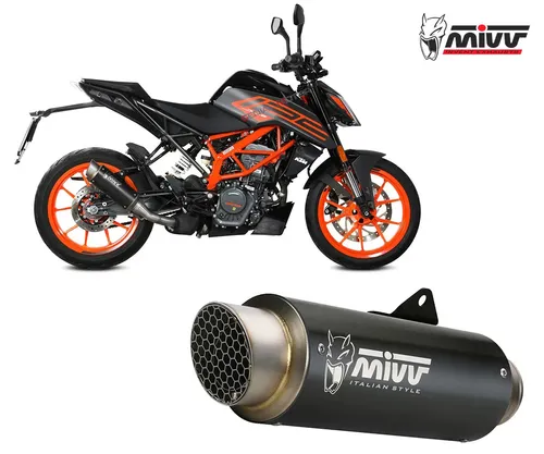 MIVV GP Pro Auspuffsystem mit EG-BE Carbon/Titan/Black Steel