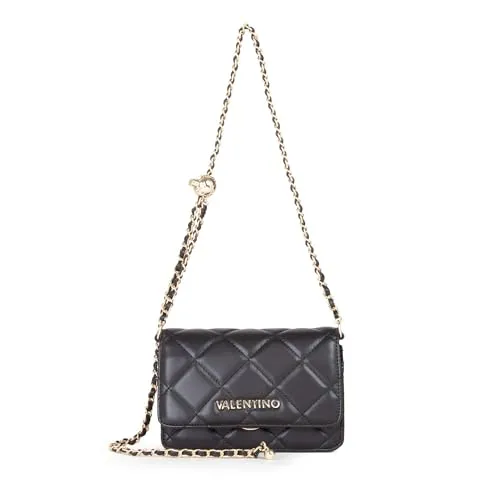Valentino Ocarina Umhängetasche 19cm in Nero - Umhängetasche für Damen aus hochwertigem Polyurethan, mit praktischem Reißverschlussfach und elegantem Design – ideal für den Alltag.