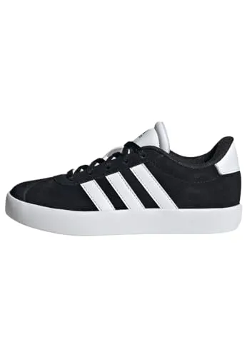 ADIDAS Kinder Freizeitschuhe VL Court 3.0 Kids - Sneaker aus Wildleder für Kinder, ideal für Spiel und Sport. Hergestellt mit 20 % recycelten Materialien für mehr Nachhaltigkeit und Komfort.