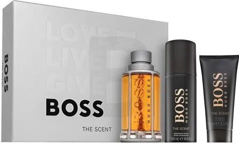 Hugo Boss The Scent Set - EdT, Deo & Duschgel - Herren Geschenkset mit 100 ml EdT Spray, 150 ml Deo Spray und 100 ml Duschgel für ein rundum erfrischendes Dufterlebnis.