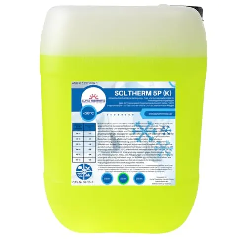 Solarflüssigkeit 20 l gelb Konzentrat bis -58° C Frostschutz, Solarfluid, Solarliquid, Wärmeträgermedium