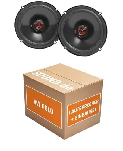 JUST SOUND JBL Club 620F Einbauset für VW Polo VI - Komplettset für VW Polo VI (seit 2017) mit JBL Club 620F Lautsprechern (55 W), inklusive Adapterringen und -steckern für einfachen Einbau und verbesserten Sound.