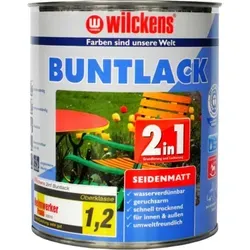 Buntlack 2in1 Grundierung+Lack Schokoladenbraun Seidenmatt