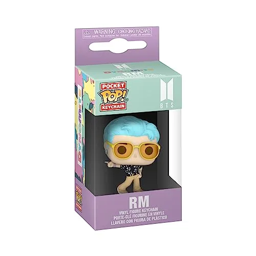 Funko Pop! Keychain: BTS - Dynamite - RM - Neuartiger Schlüsselanhänger - Vinyl-Minifigur Zum Sammeln - Strumpffüller - Geschenkidee - Offizielle Handelswaren - Music Fans - Minifigur