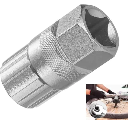 jushion Fahrrad Zahnkranzabzieher, Shimano Kassettenabzieher Ritzelabzieher, Fahrrad Kassette Werkzeug,Zahnkranzabzieher Zubehör Tool, Freilauf Entferner Reparatur Werkzeug für 6, 7, 8, 9, 10, 11