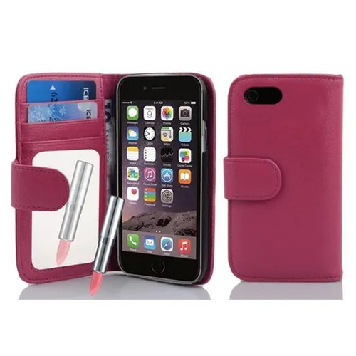 Hülle für iPhone 6 / 6S Case Cover Schutzhülle Etui mit Spiegel