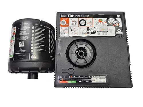 SealAir2K Kompressor & Verbandskasten Set - Druckluftkompressor für alle Automarken, tragbar und ideal für schnelle Reparaturen unterwegs – inklusive praktischem Verbandskasten.