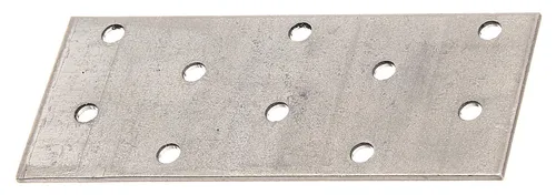 ALBERTS Flachwinkel Verbinder Lochplatte Nagelplatte Stahl verzinkt 100x40 mm