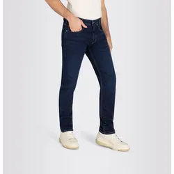 MAC Herren Straight Leg Jeanshose Jog'n Jeans, Blau (Dark Blue Authentik used H743) - Jeans mit Buffies für einen lässigen Look, mittlere Leibhöhe und gerader Schnitt, ideal für Freizeit und Alltag.