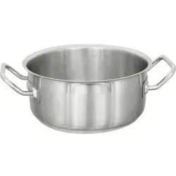 SCHNEIDER Bratentopf 531021, Edelstahl 2,5 l - Töpfe aus hochwertigem Edelstahl mit 8mm Sandwichboden für optimale Wärmeverteilung und mehrfach punktgeschweißten Kalt-Griffen für sicheren Halt und Benutzerfreundlichkeit.