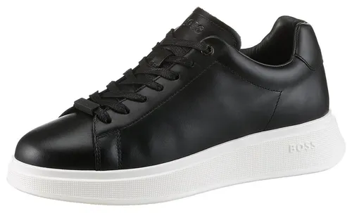 BOSS Men Bulton_Runn_lt_N Sneaker Black 49 EU - Herren-Sneaker mit schnürbaren Bändern und komfortablem Innenfutter, ideal für lässige Looks und höchsten Tragekomfort.