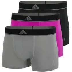 adidas 3P Sport Trunk Grau/Rosa Polyester X-Large Herren in pink von adidas