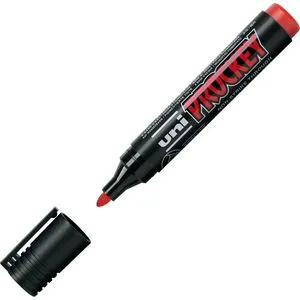 uni-ball Flipchartmarker PROCKEY, Rundspitze, Strichbreite 1,5-3 mm, rot