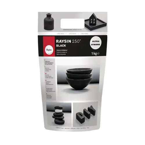 Raysin 250 Gießpulver schwarz 1 kg Beutel