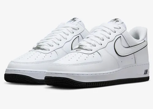 Nike Air Force 1 Low 07 White Black Outline Sneaker Schuhe 48.5 US 14 DV0788-103