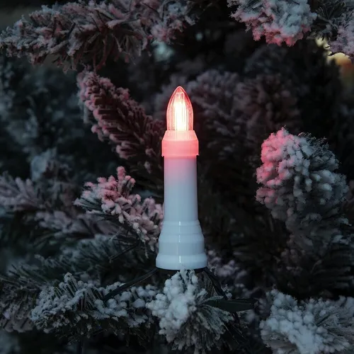 Konstsmide 1157-500 LED Außen Weihnachts Baum Lichterkette - Bunte 25 LED Lichterkette für den Außenbereich, IP44 Schutzart für wetterfeste Nutzung und stimmungsvolle Weihnachtsbeleuchtung.