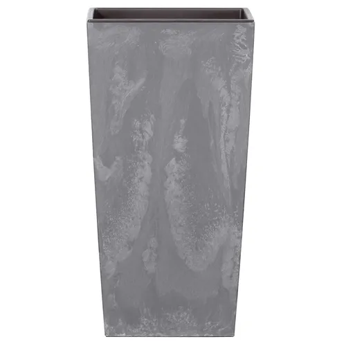 Übertopf 26,5x26,5 cm Betonoptik Grau Blumentopf Kunststoff Blumenkübel Schiefer