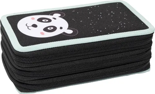 Schüleretui Triple Decker Panda, 36-teilig von EBERHARD FABER - Praktisches 36-teiliges Schüleretui mit süßem Panda-Design, ideal für Schule und Freizeit, leicht und kompakt mit nur 0,4 kg.