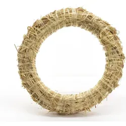 Strohkranz Rohling 35cm - Naturbelassen für kreative Dekoration - Vielseitiger Strohkranz Rohling mit 35 cm Durchmesser, ideal zum Basteln und Gestalten Ihrer individuellen Weihnachts- oder Türkränze. Aus natürlichen Materialien für kreative DIY-Projekte.