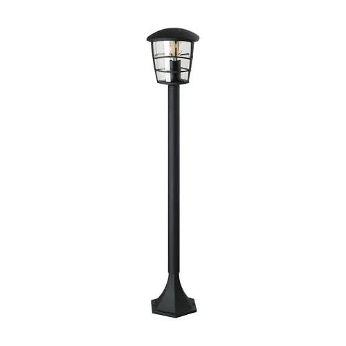 EGLO Außen-Stehlampe Aloria – elegante 1-flammige Gartenleuchte - Lampen für den Außenbereich, witterungsbeständig und spritzwassergeschützt (IP44) für Garten, Terrasse und mehr. Hochwertiger Aluminiumguss sorgt für Langlebigkeit und edles Design.