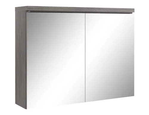 Badplaats B.V. Spiegelschrank Paso 80cm Eiche Grau