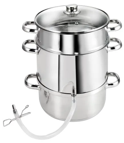 Kopf Dampfgartopf Entsafter Vital, Edelstahl