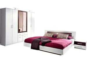 rauch Schlafzimmer-Set BURANO 4-tlg. mit Bett 180x200 cm und Schrank