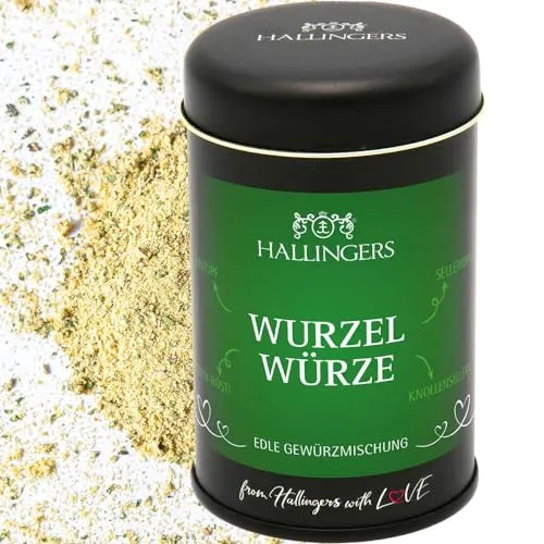 Hallingers Genuss Manufaktur Gewürz-Mischung für Eintopf, Rüben-Rösti, Sellerie-Püree & Salat