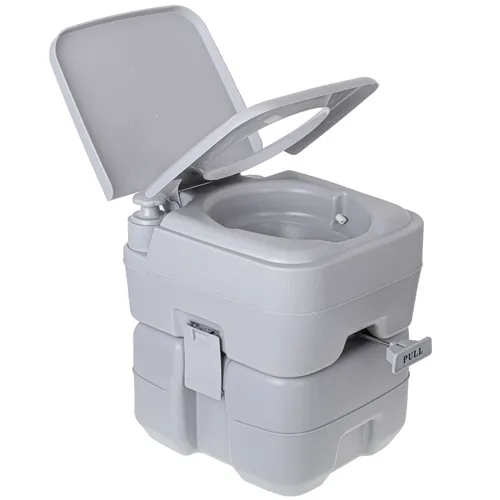 Tragbare Toilette Chemietoilette für Erwachsene 20L Camper, Camping, Caravan WC