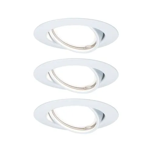 Paulmann 93422 Base Einbauleuchte 3er Set LED GU10 15W Weiß
