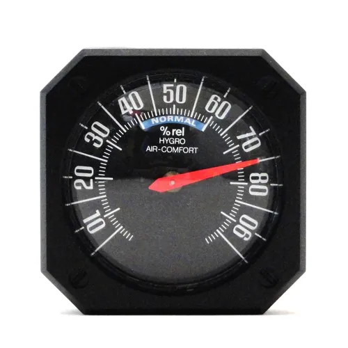 Historisches Auto KFZ Bimetall Hygrometer RICHTER / HR Art. 7289 selbstklebend